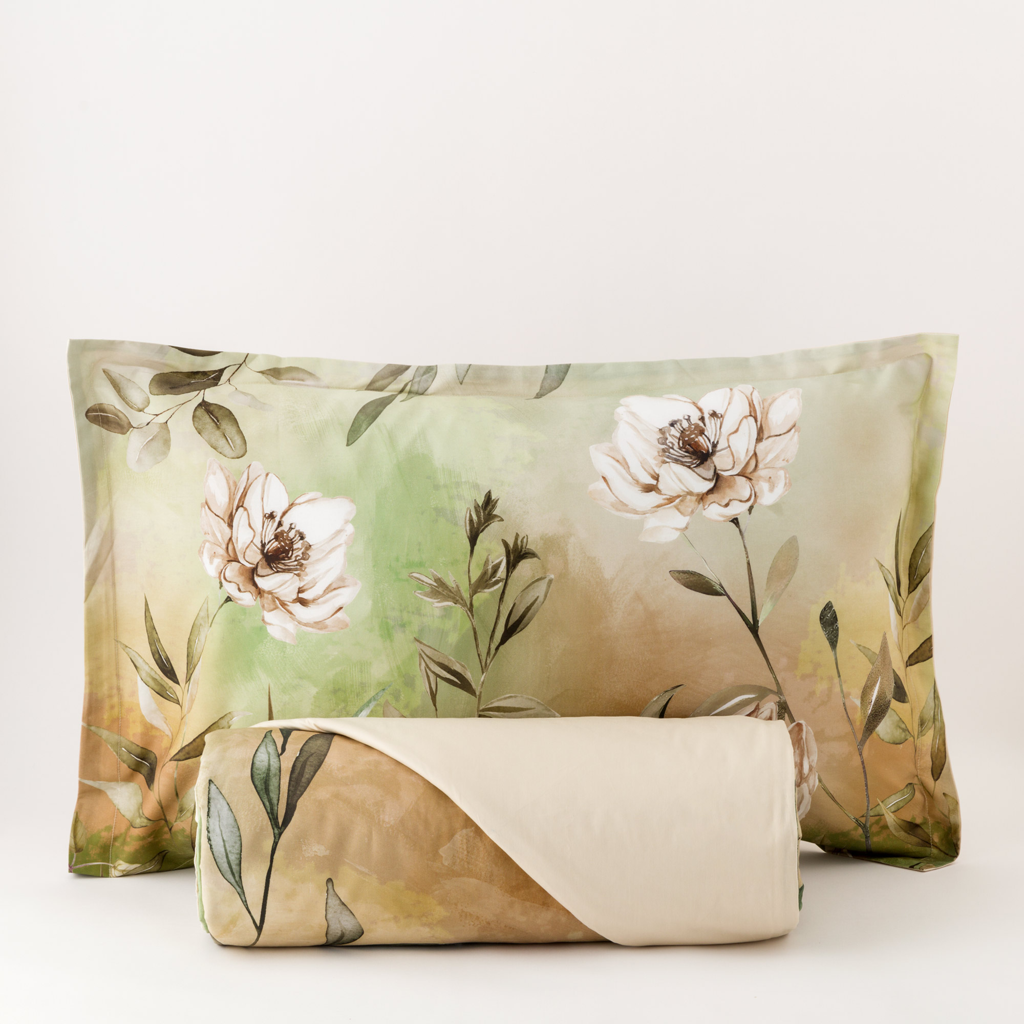 Parure Copripiumino In Raso Eterea