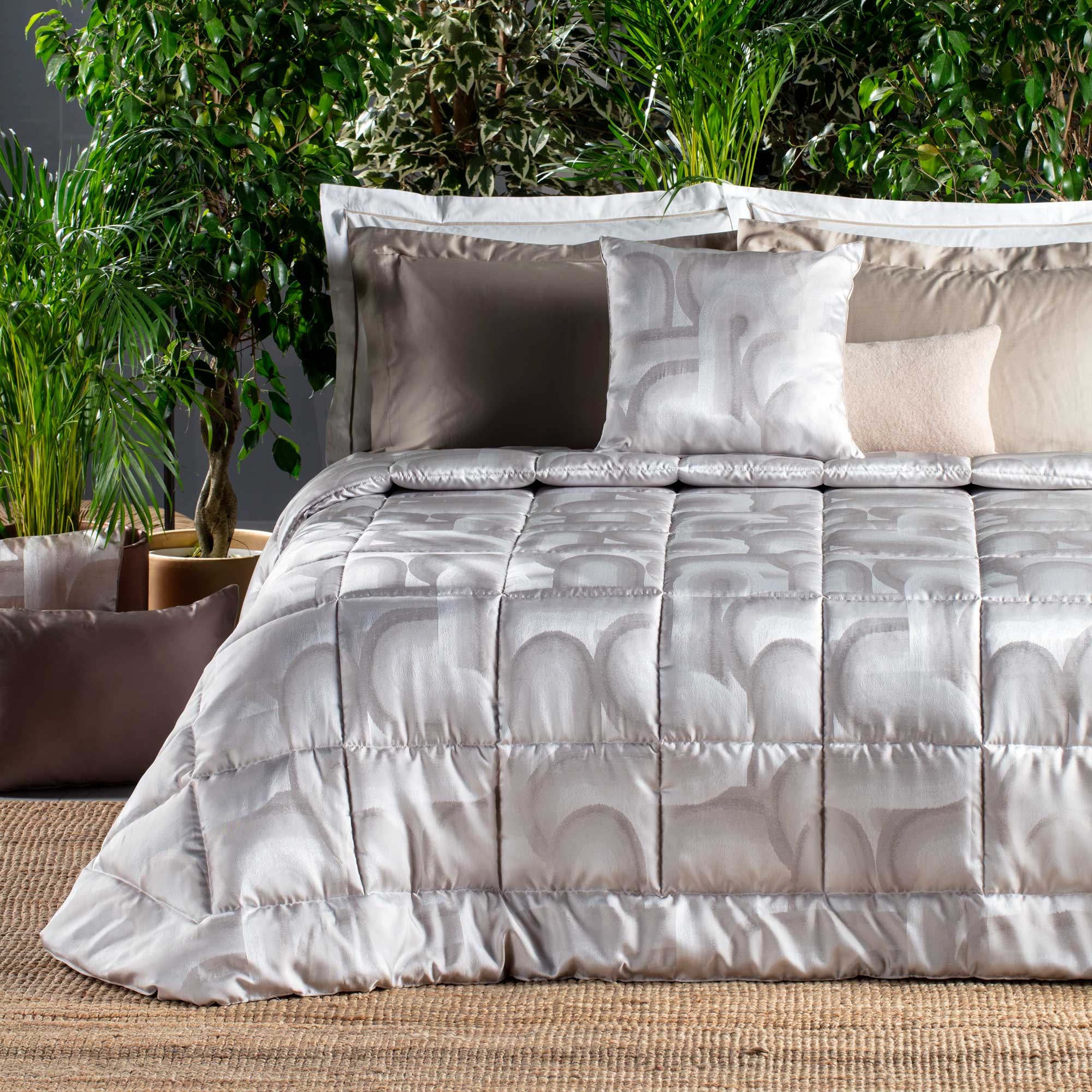 Trapunta In Jacquard Alyva