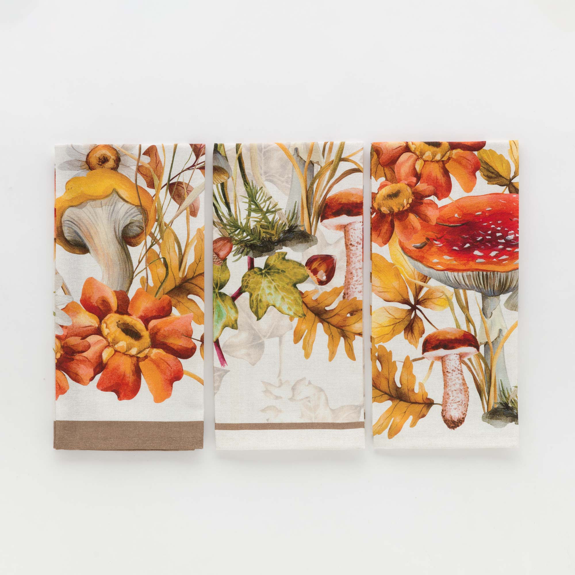 Set 3 Canovacci In Stampa Digitale Autumn