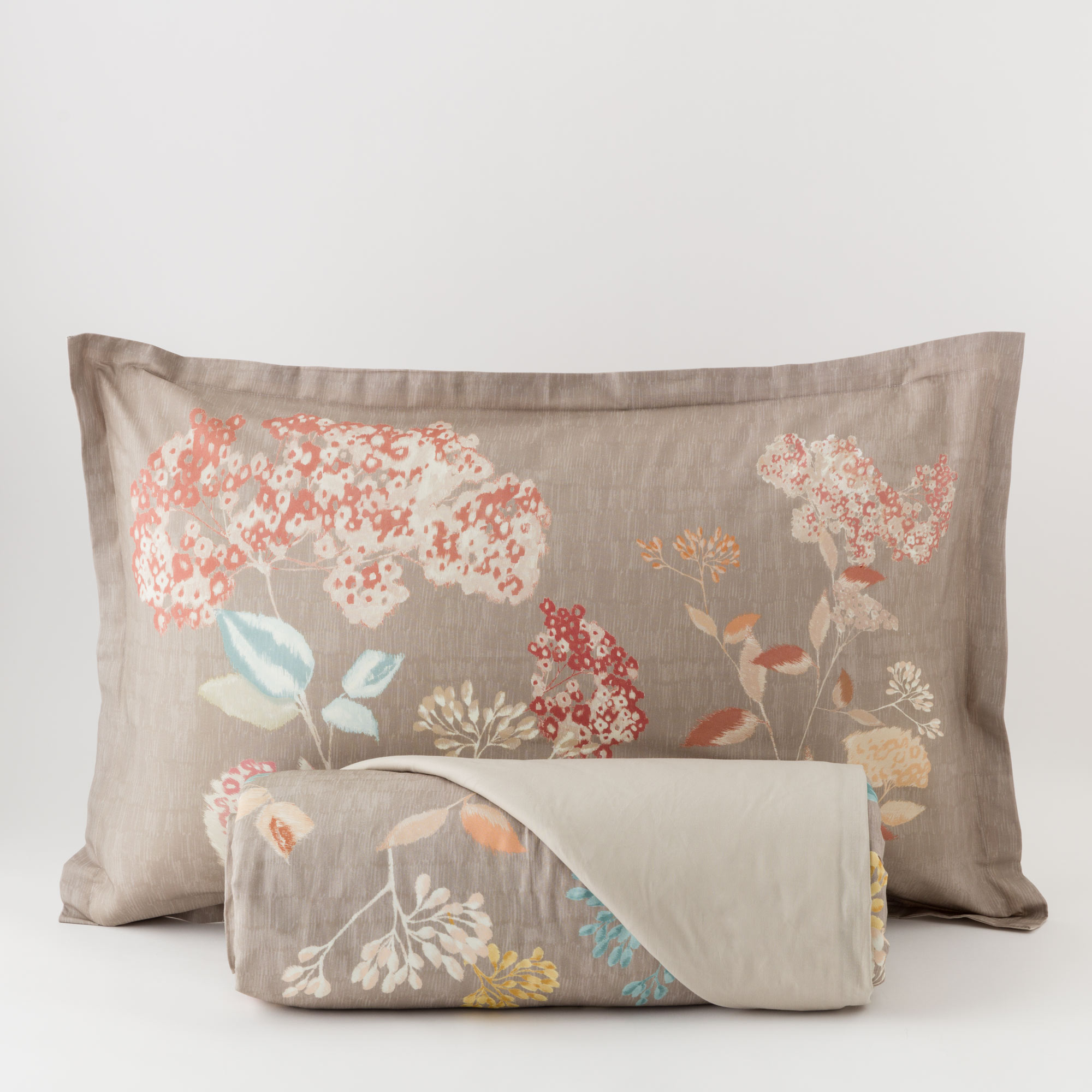 Parure Copripiumino In Percalle Ikebana