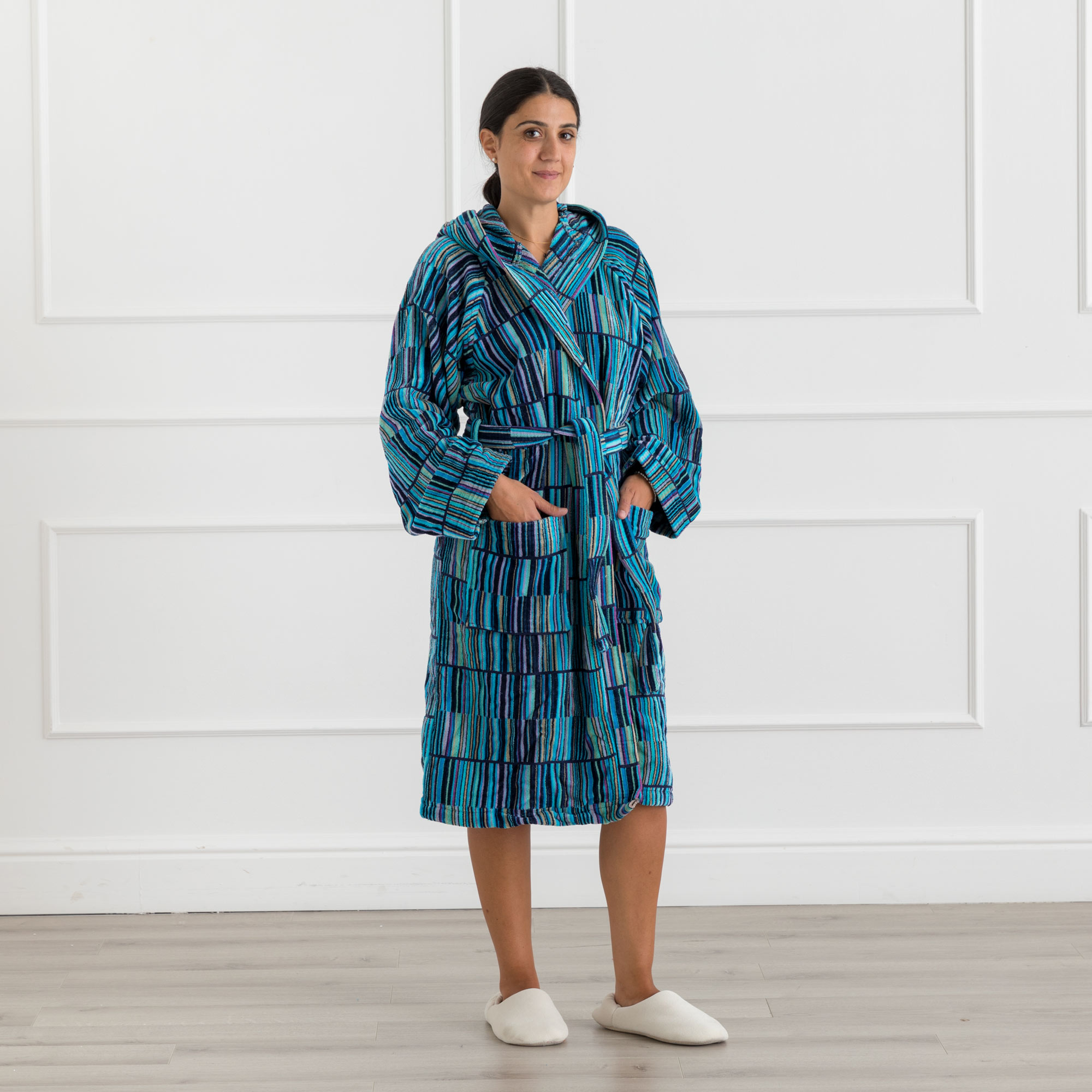 Accappatoio Jacquard Groovy Geometric