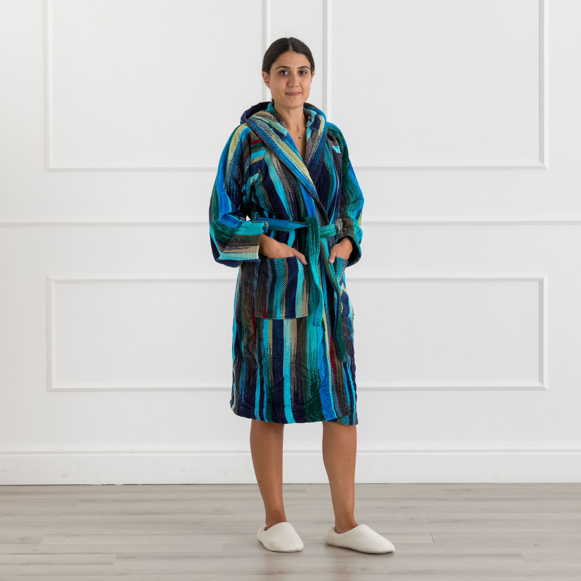 Accappatoio Jacquard Groovy Stripe