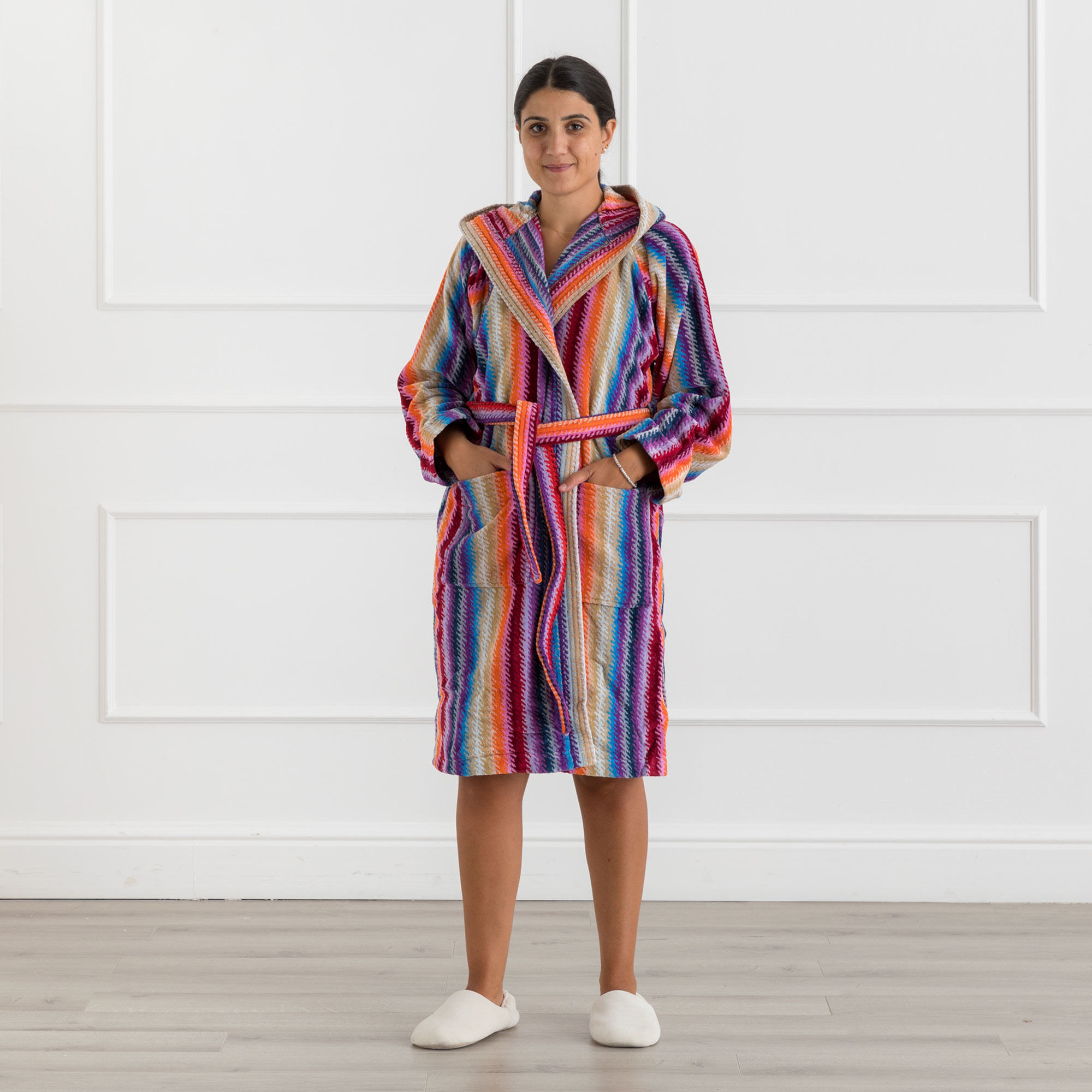 Accappatoio Jacquard Groovy Wave