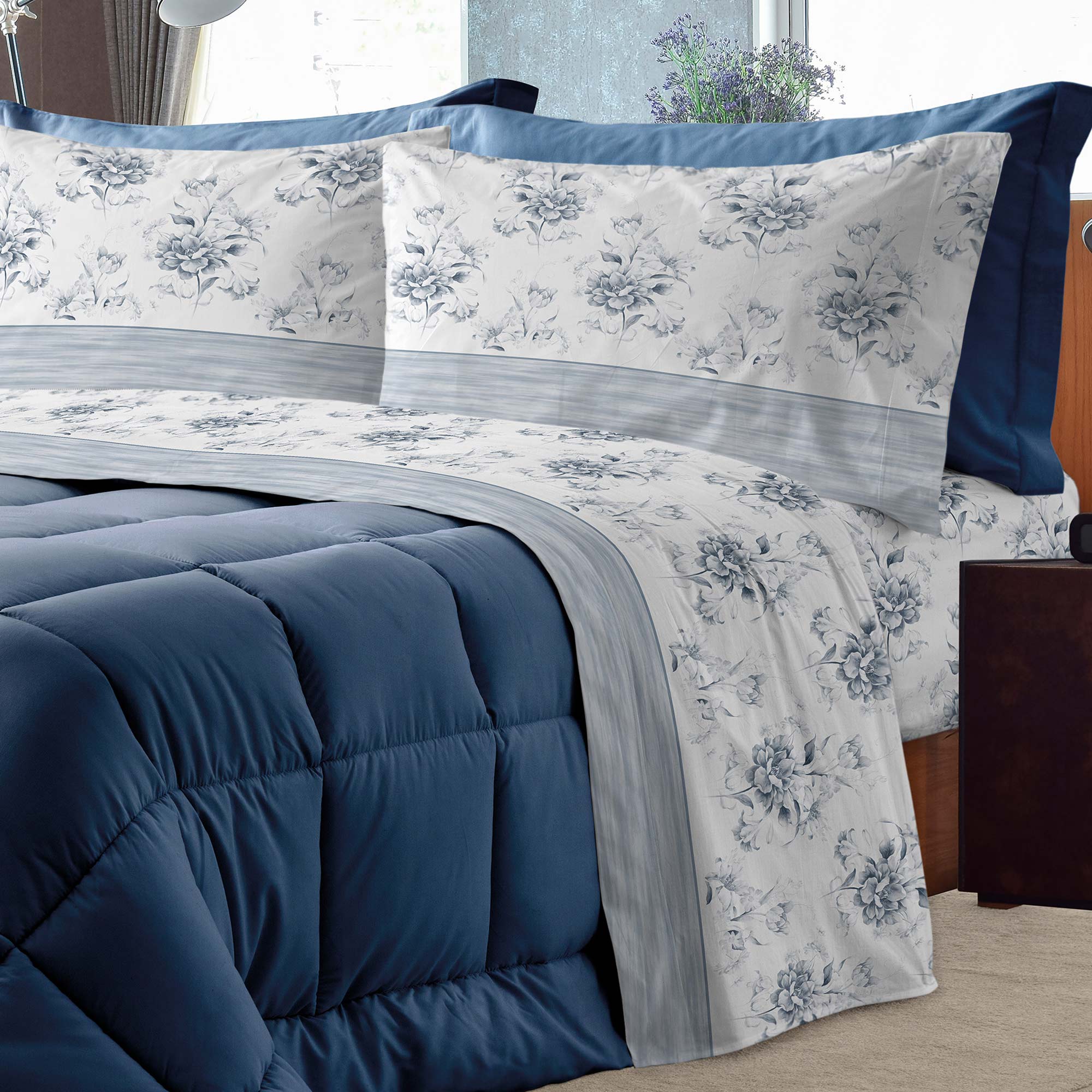Completo Letto In Cotone Ellis