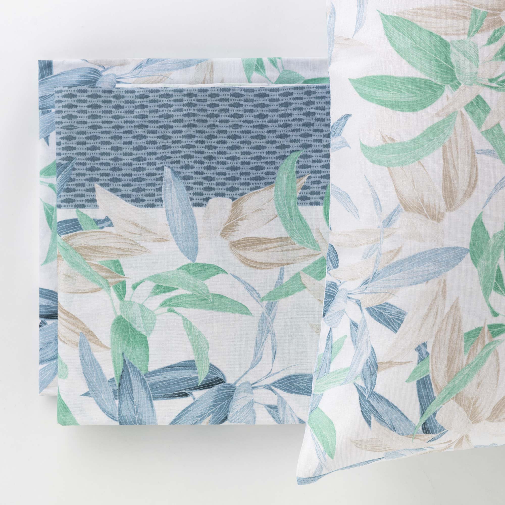 Completo Letto In Cotone Flores