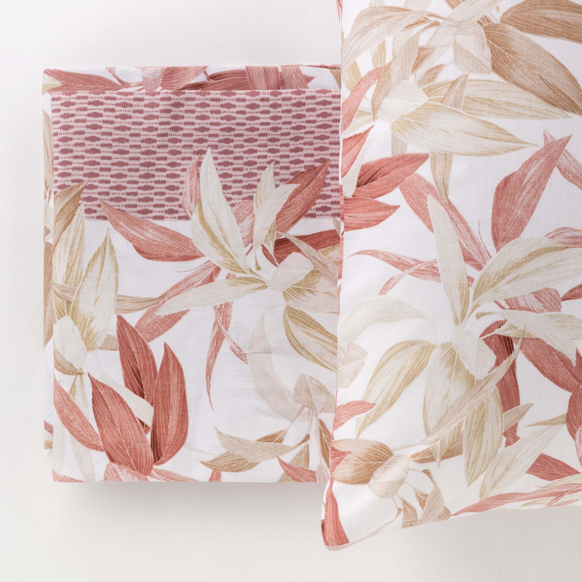 Completo Letto In Cotone Flores