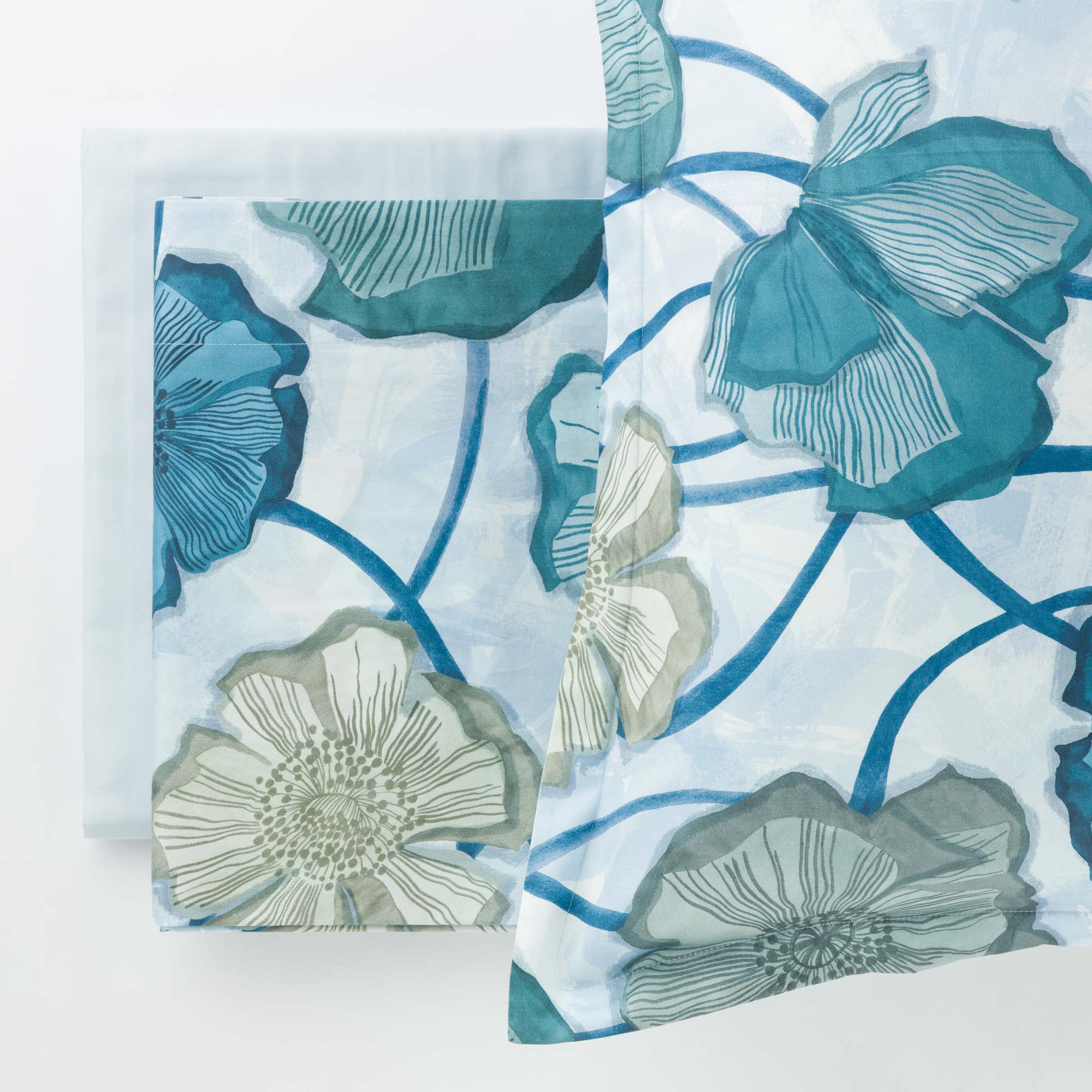 Completo Lenzuolo Copriletto In Raso Keira