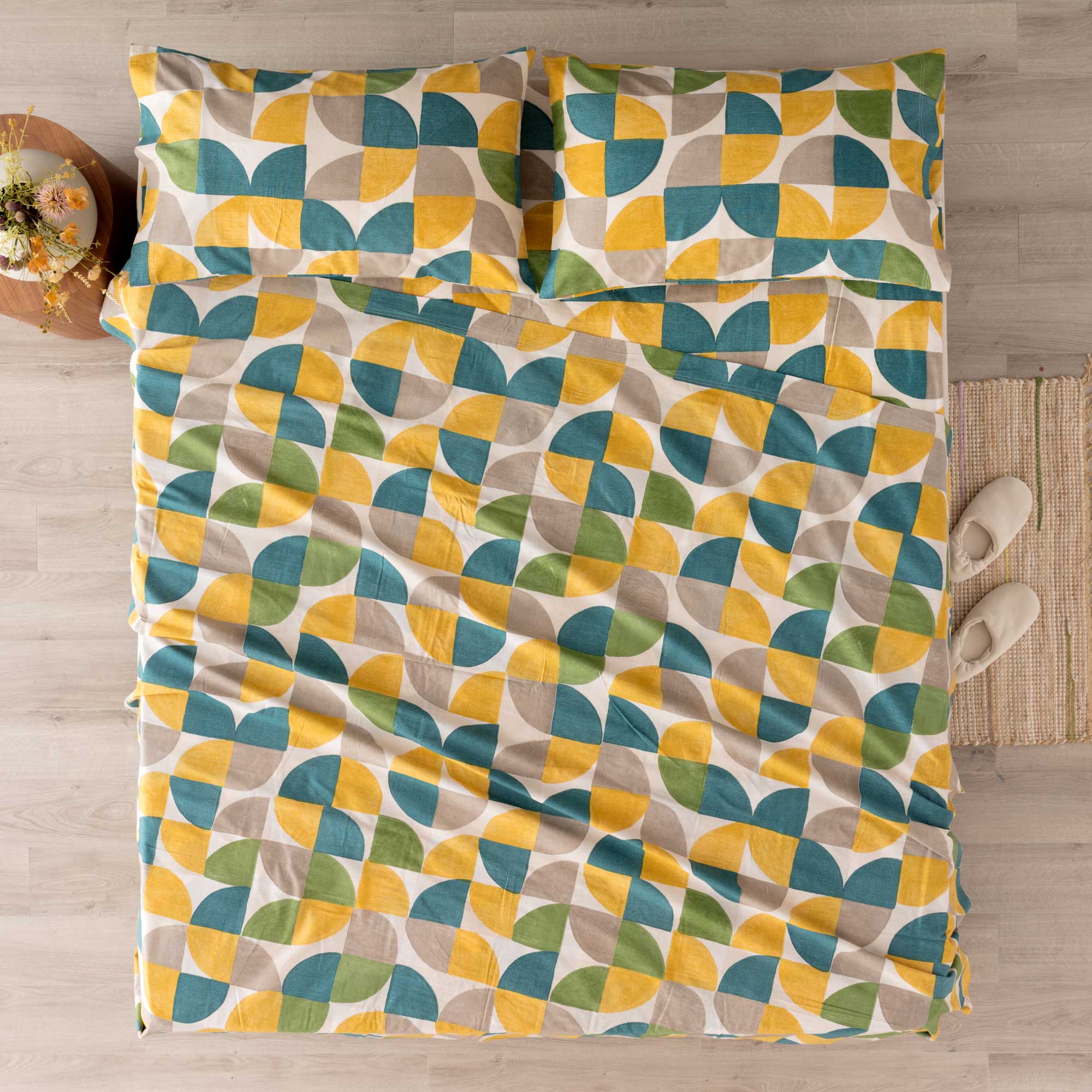 Completo Letto In Cotone Cassio