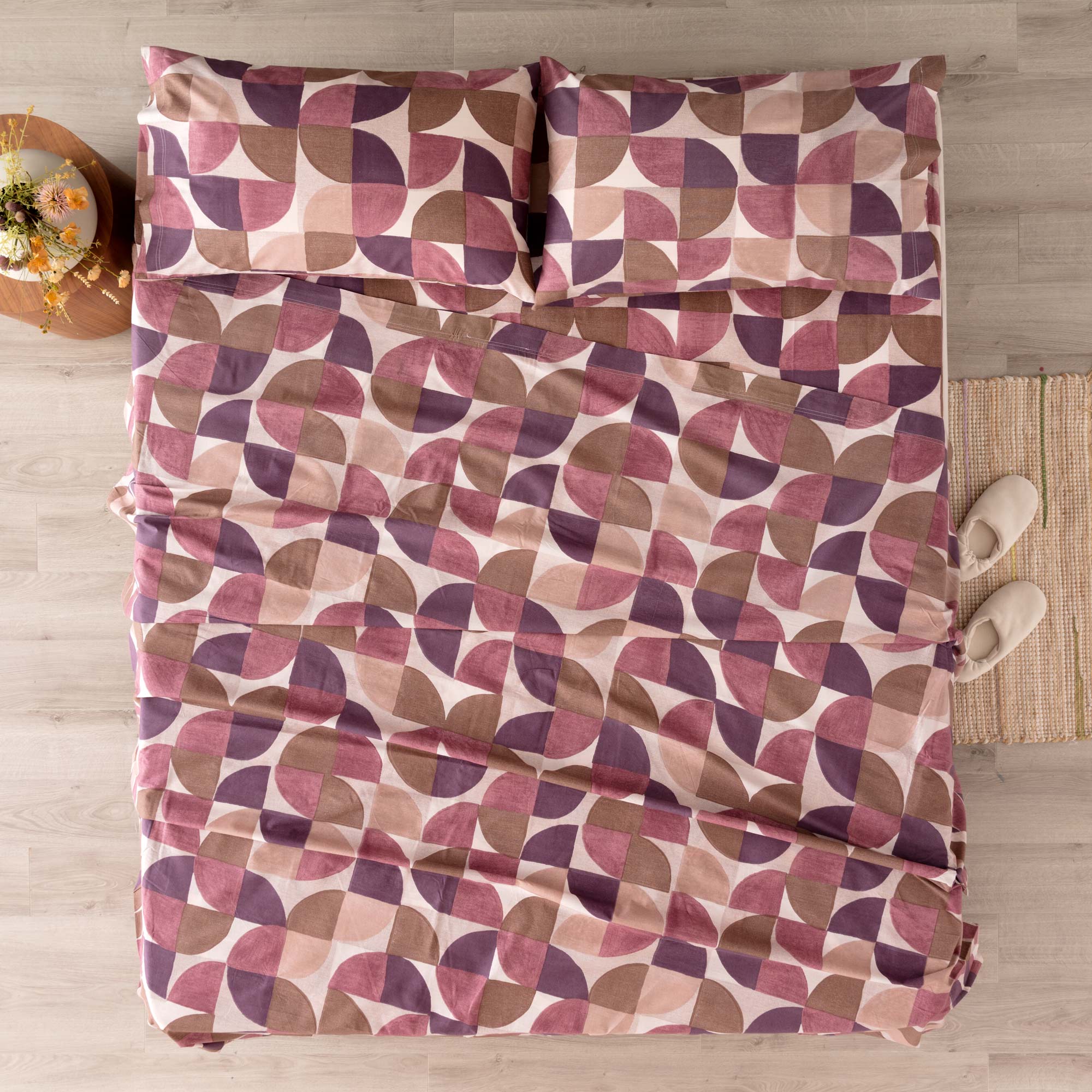 Completo Letto In Cotone Cassio