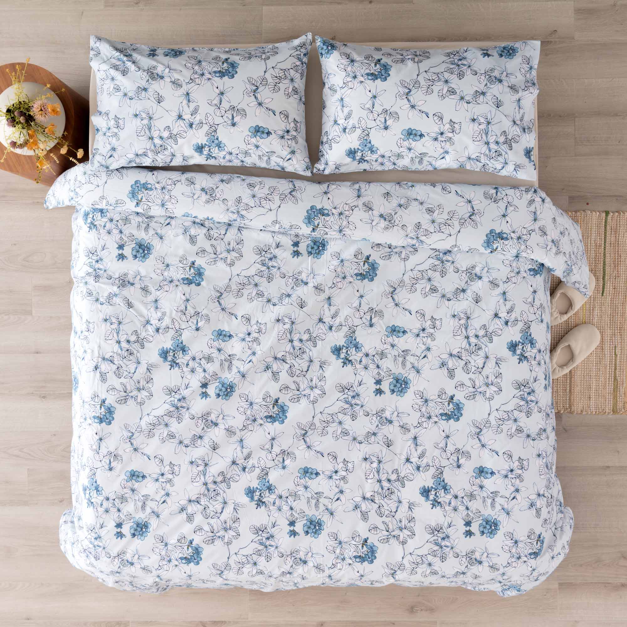 Parure Copripiumino In Cotone Zoe