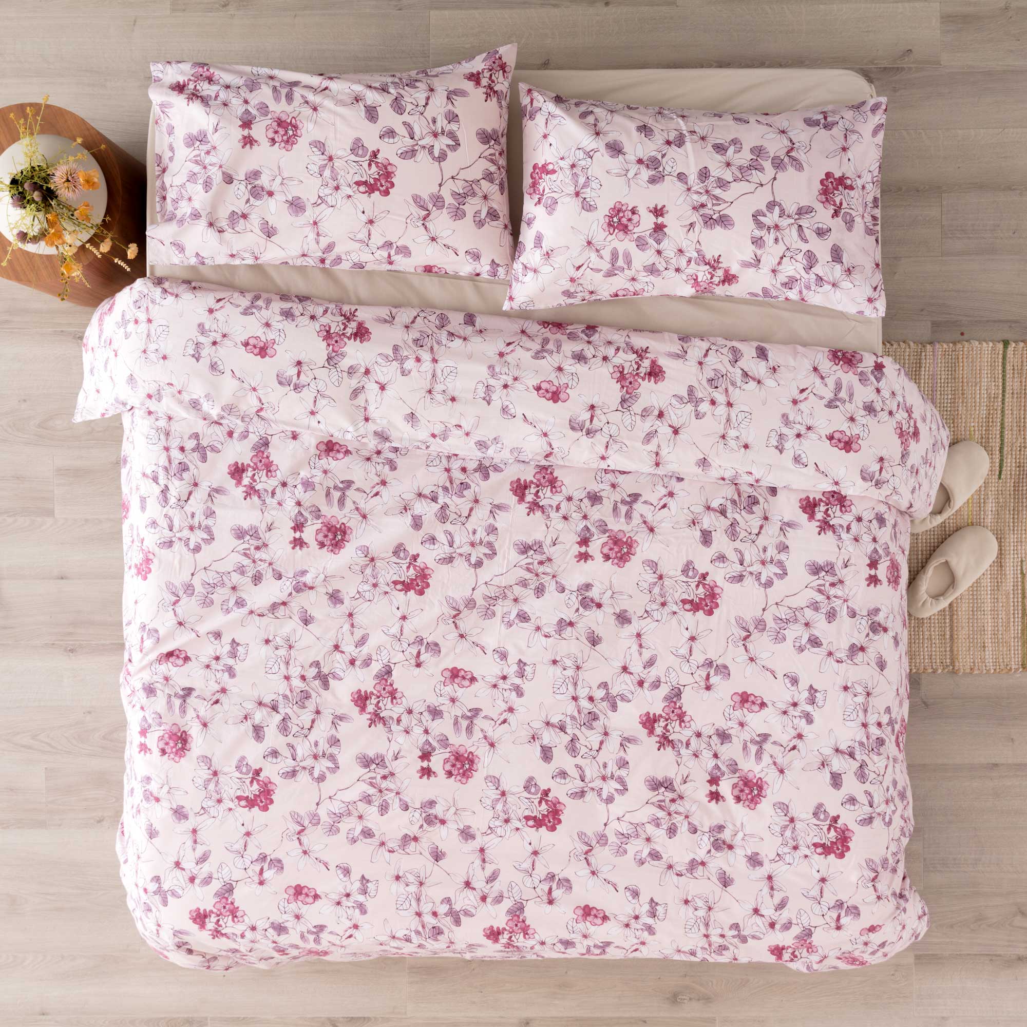 Parure Copripiumino In Cotone Zoe