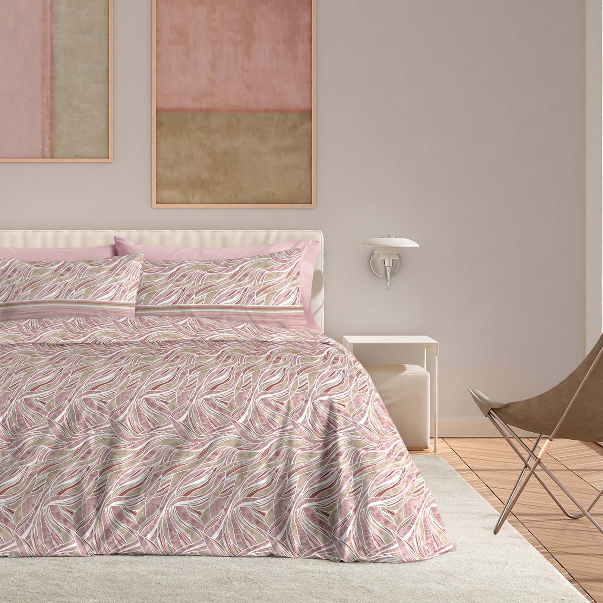 Parure Copripiumino In Cotone Lenia