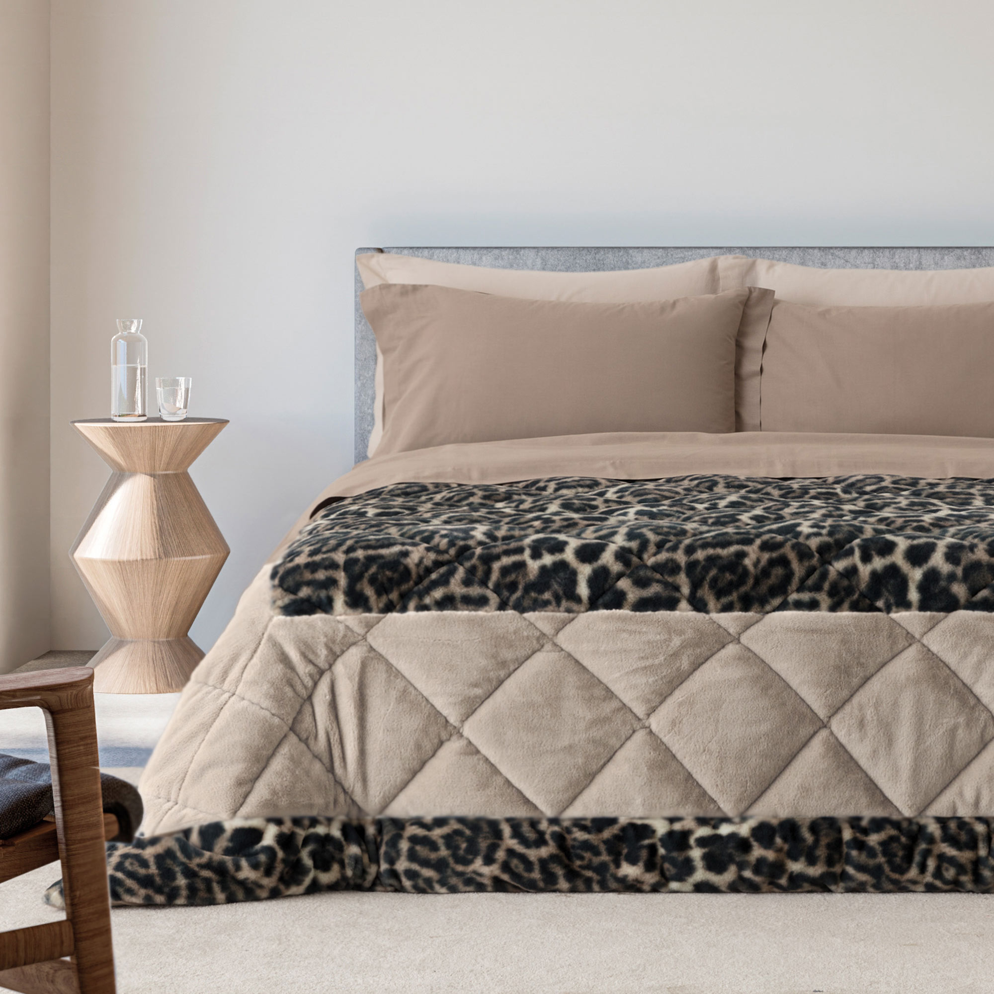 Trapunta In Ecopelliccia Margay