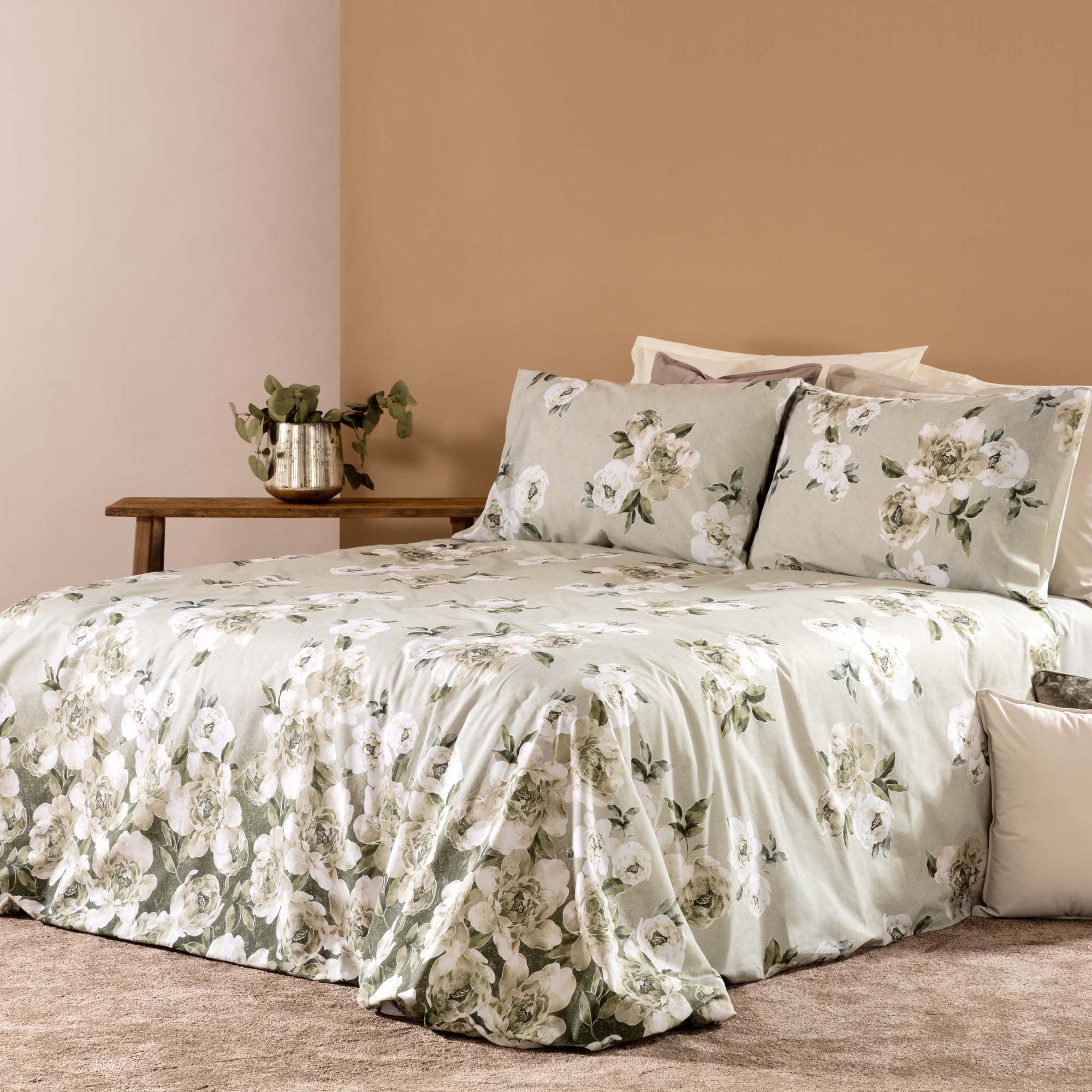 Parure Copripiumino In Cotone Dania