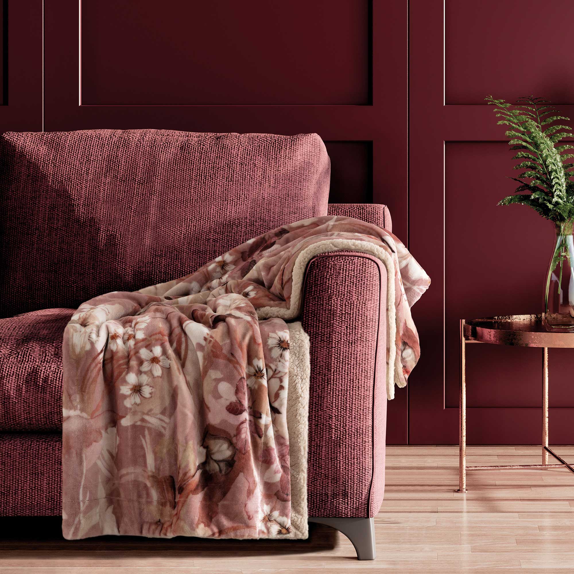 Plaid In Ecopelliccia Stampato Brighet