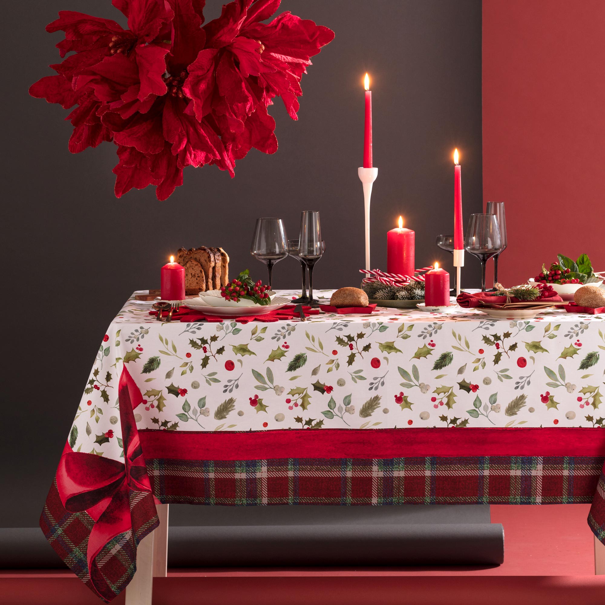 Tovaglia In Cotone Noel