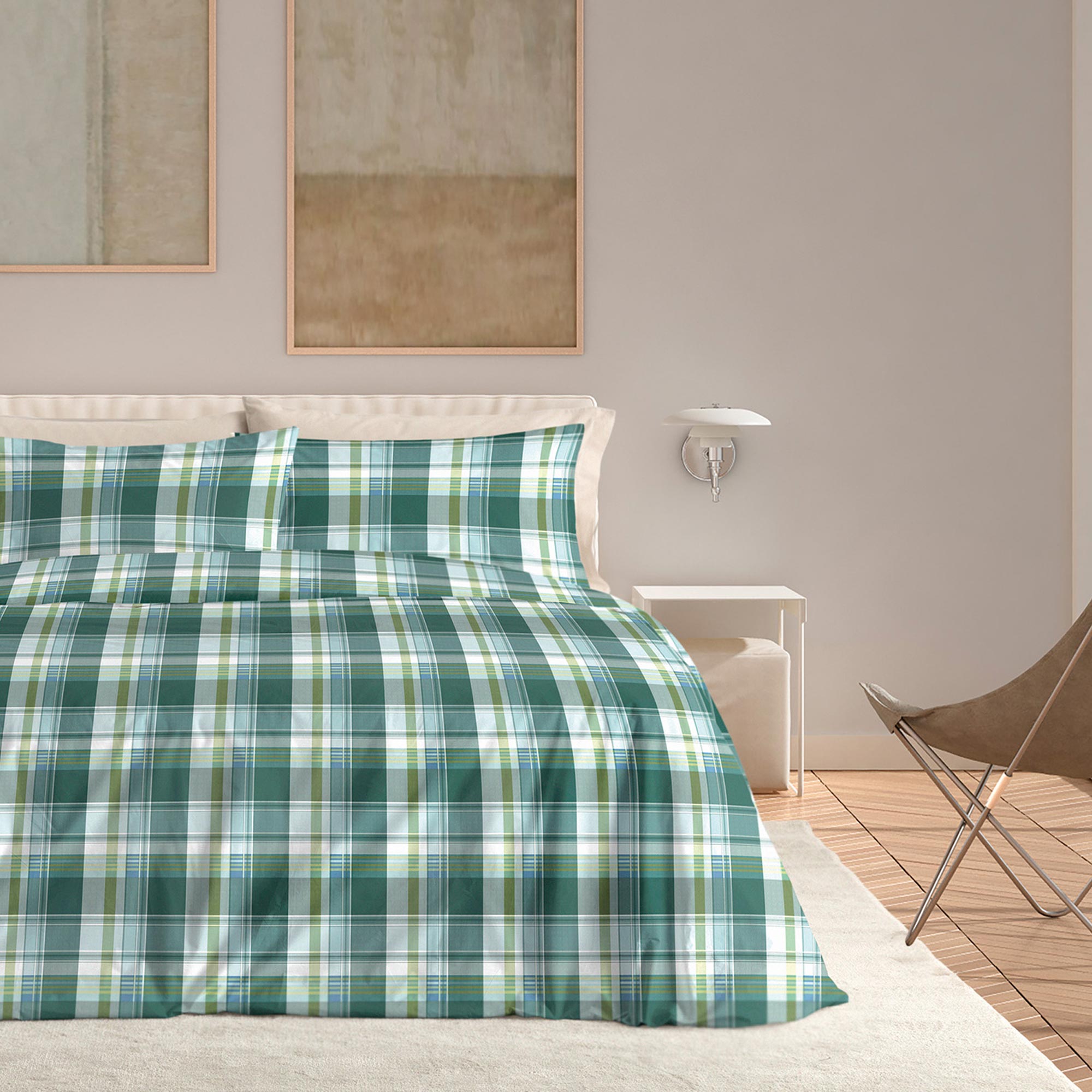 Parure Copripiumino In Cotone Milot