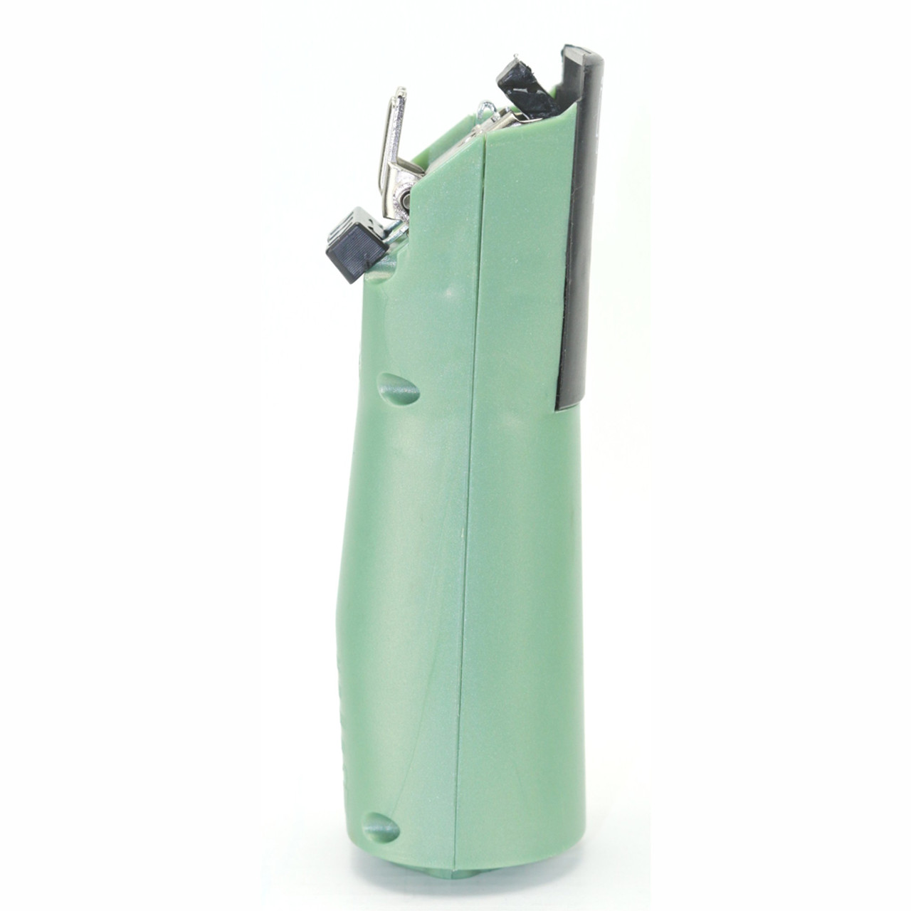 Laube iClip Sage Green handpiece side view.