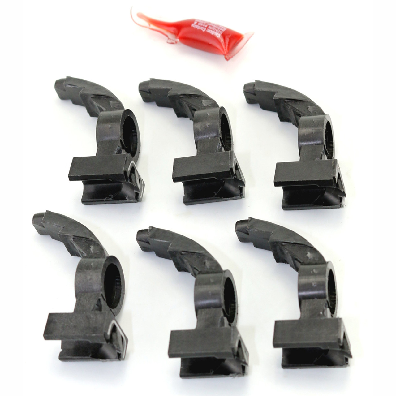 6 Super duty Curved Cowboy Drives/Levers with pillow pack of grease.