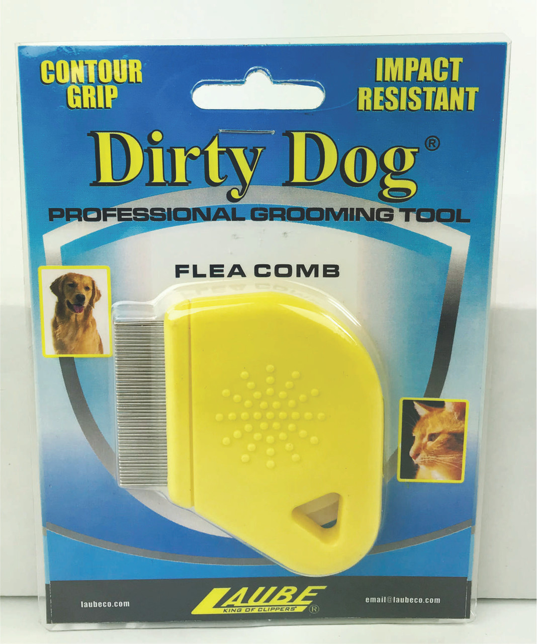 DIRTY DOG® Flea Comb with thumb grip