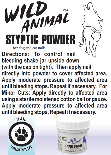 Wild Animal Styptic Powder Description