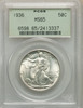 1936 Silver Half Dollar PCGS MS65, Semi-PL, Glimmering Luster, Super Frosty
