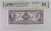 Venezuela Banco Central 10 Bolivares 1979 PMG 64, P-51s4, Specimen, Nice Violet