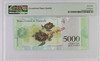 Venezuela Banco Central 5000 Bolivares 2016 PMG 64, P-97as, Specimen, Nice Green
