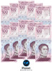 Venezuela 100 Digitale Soberano x 10 Pcs, 2021 Circulated/Used Banknotes 100 Million Bolivar