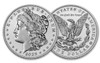 2023 Silver Morgan and Peace Dollar Set Reverse Proof Two Coin Set U.S. Mint