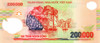 Vietnam 200,000 Dong Banknote x5 (1 Million Dong Total) 2022  P-123 UNC, Polymer (VND)