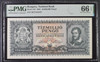 1945 Hungary 10 Million Pengo P-123 PMG 66 GEM UNC Top Pop Rarity Hyperinflation Banknote