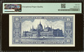 1946 Hungary 100,000,000 B-Pengo Banknote PMG 66 EPQ Pick 136 Hyperinflation Rarity