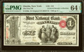 $1 Original Series Oneida NY First National Bank PMG Choice Unc 64 EPQ Ch 519