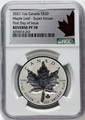 2021–2024 Canada Silver Maple Leaf $20 Proof 3pc Set NGC PR70 FDOI/FDP