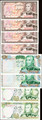 Iran Group of 32 Notes Crisp Uncirculated Bank Markazi Rials Shah Era Assorted Large Lot