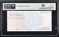 Iran ND (2023) Central Bank of the Islamic Republic 1,000,000 Rials Iran Cheque Pick 157a PMG 66 EPQ Gem Uncirculated