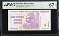 Zimbabwe 2008 Reserve Bank 500 Million Dollars Pick 82 Hyperinflation Note PMG 67 EPQ Superb Gem Uncirculated