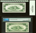1950 $10 Federal Reserve Note Special Serial Number Set of 2 PCGS 65PPQ & PMG 64EPQ
