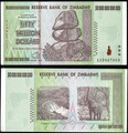 Zimbabwe 2008 50 Trillion Dollars x100 Banknote Bundle, Original NEW UNC Consecutive, AA P-90 New Crisp UNC Trillion Series