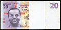 2017 Swaziland 20 Emalangeni Central Bank Bundle of 100 Notes UNC P-37c Crisp
