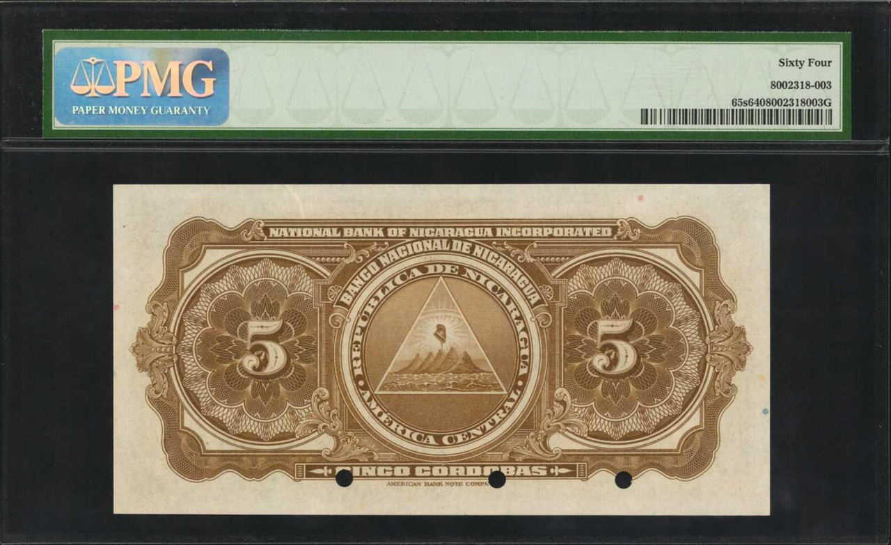 BRAZIL. Thesouro Nacional. 1 Mil Reis, ND (1917). P-5. PMG Choice  Uncirculated 63.