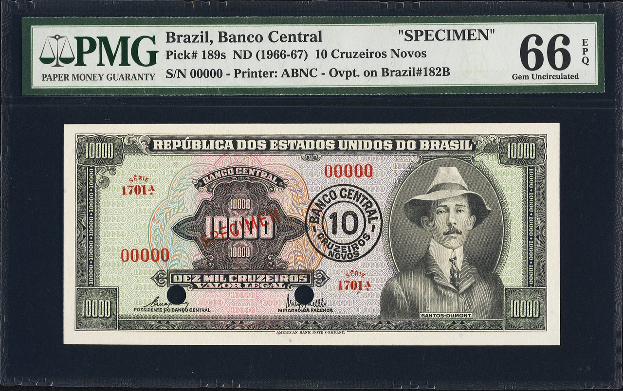 Banco Central Do Brazil 1 Cruzerio - UNC