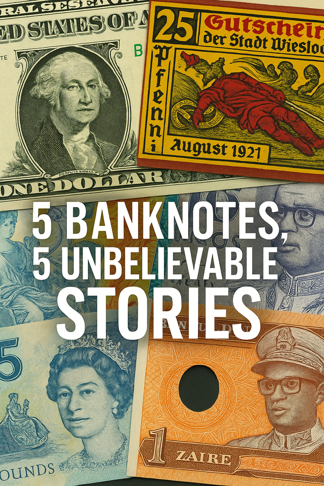 Pocket-Sized History: 5 Banknotes with Unbelievable Stories