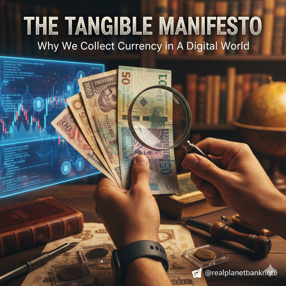 The Tangible Manifesto: Why We Collect Currency in a Digital World