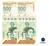 Venezuela 500 Million Digitale x 2 New 2023 Crisp Unc. 2-Banknotes 1 Billion Bolivar Total, 2 Notes
