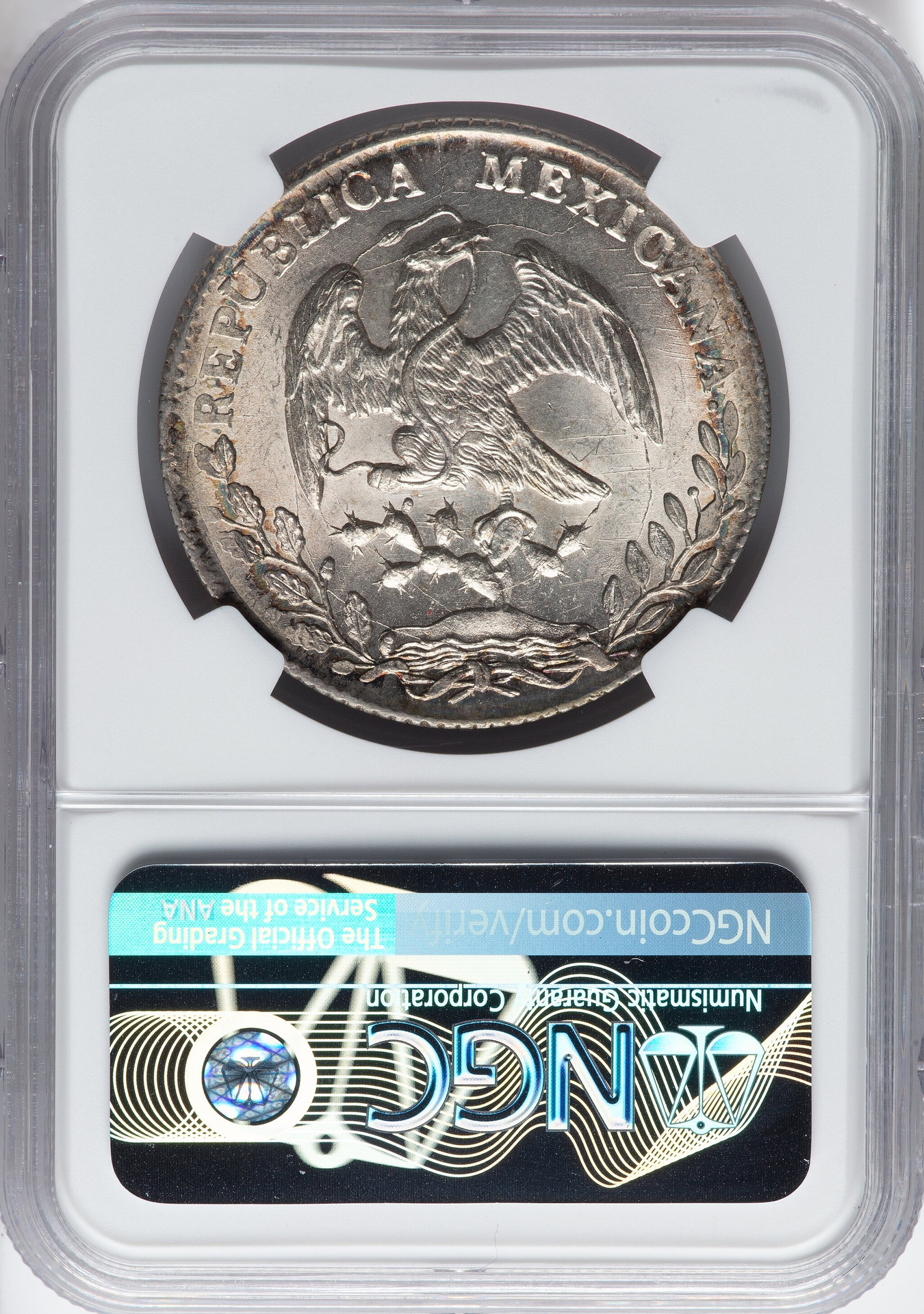 1886 Mexico Silver 8 Reales NGC MS64+ – Zacatecas Zs-JS, Republic