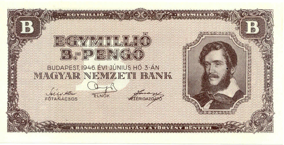 Hungary 1,000,000,000,000,000,000 Pengo 1946 P-134 UNC (1