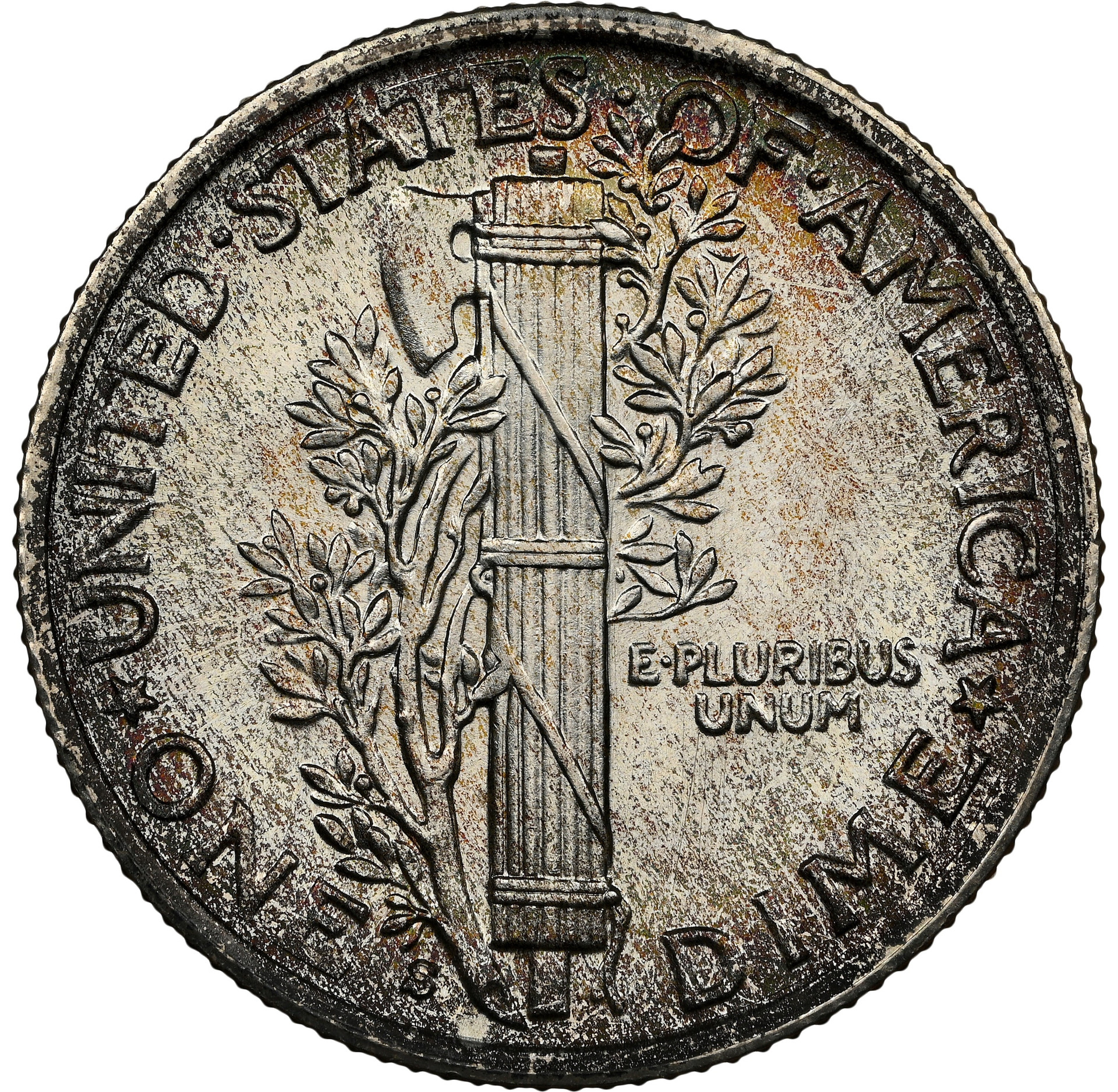 1941-S Silver 10C Mercury Dime NGC MS68 Full Bands High Grade