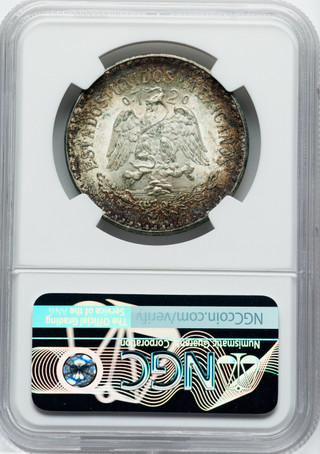 1944M Mexico Silver Peso NGC MS66 Radiant Liberty Cap High Grade Gem